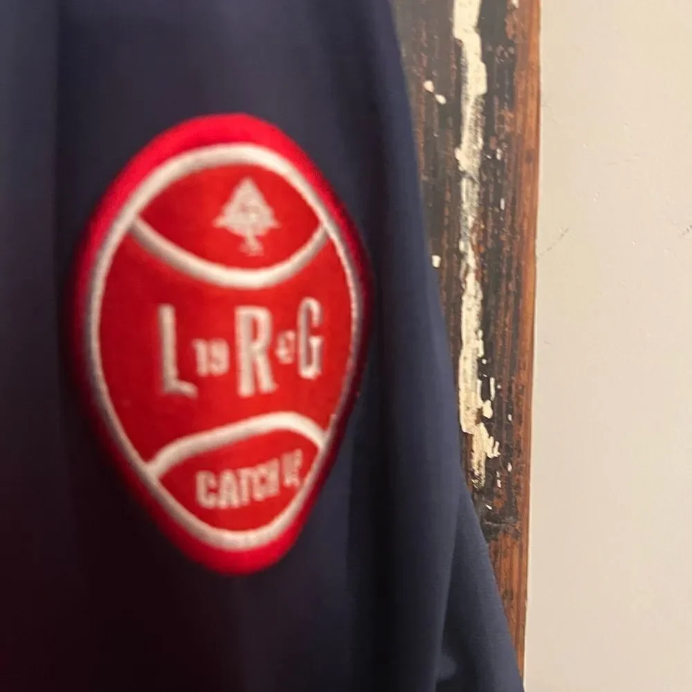 LRG Lifted Research Group Men's Emrbroidered 47 Catch Up Full Zip Hoodie. 3X.